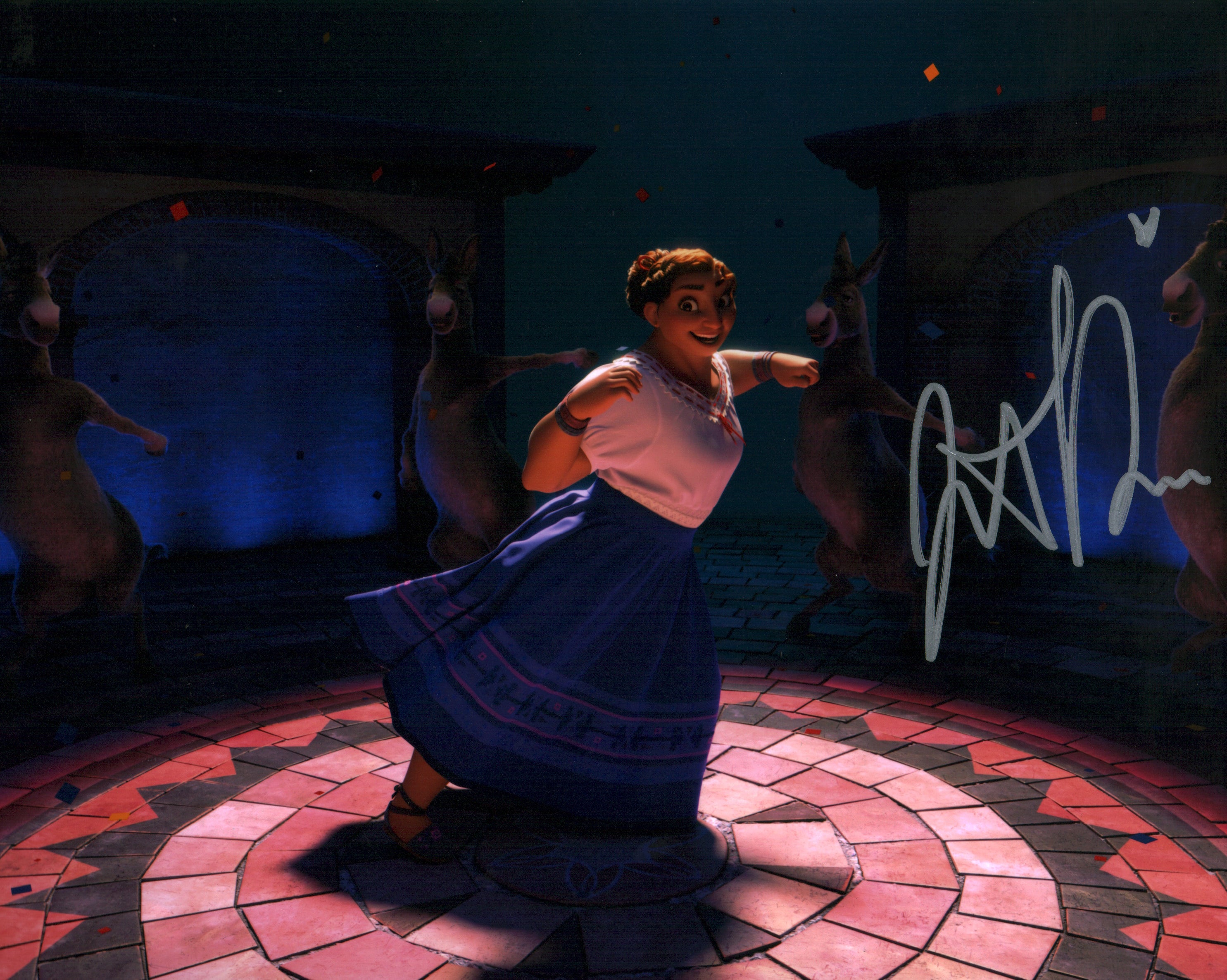 Jessica Darrow Disney Encanto 8x10 Signed Photo JSA Certified Autograph