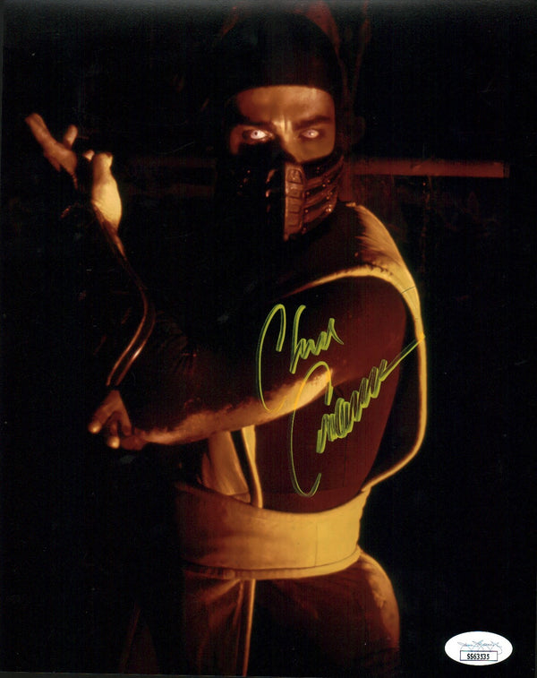 Chris Casamassa Mortal Kombat 8x10 Signed Photo JSA COA Certified Autograph