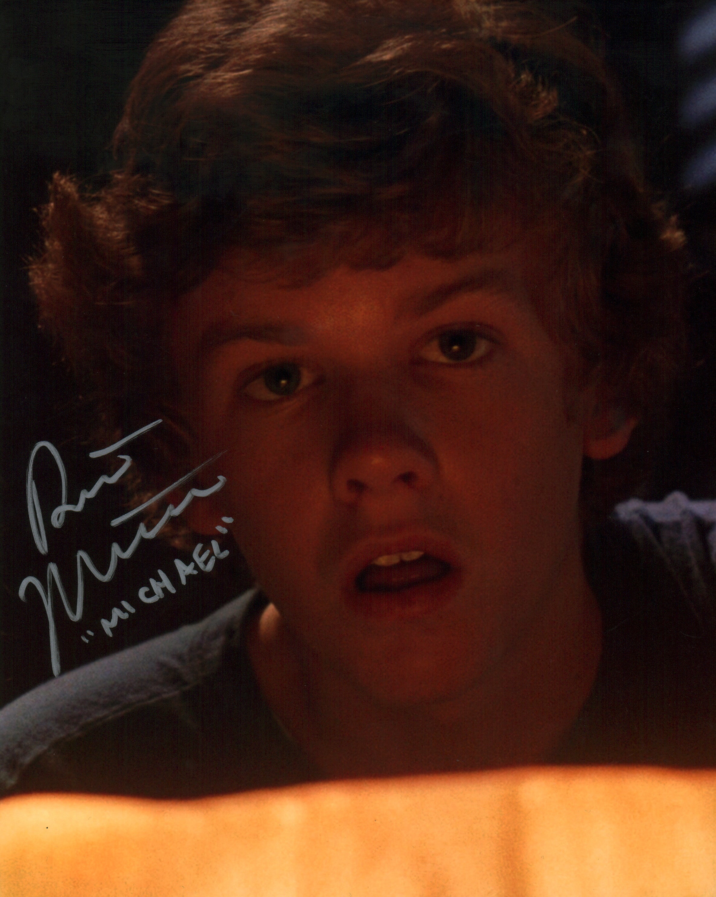 Robert MacNaughton E.T. 8x10 Photo Signed JSA Certified Autograph