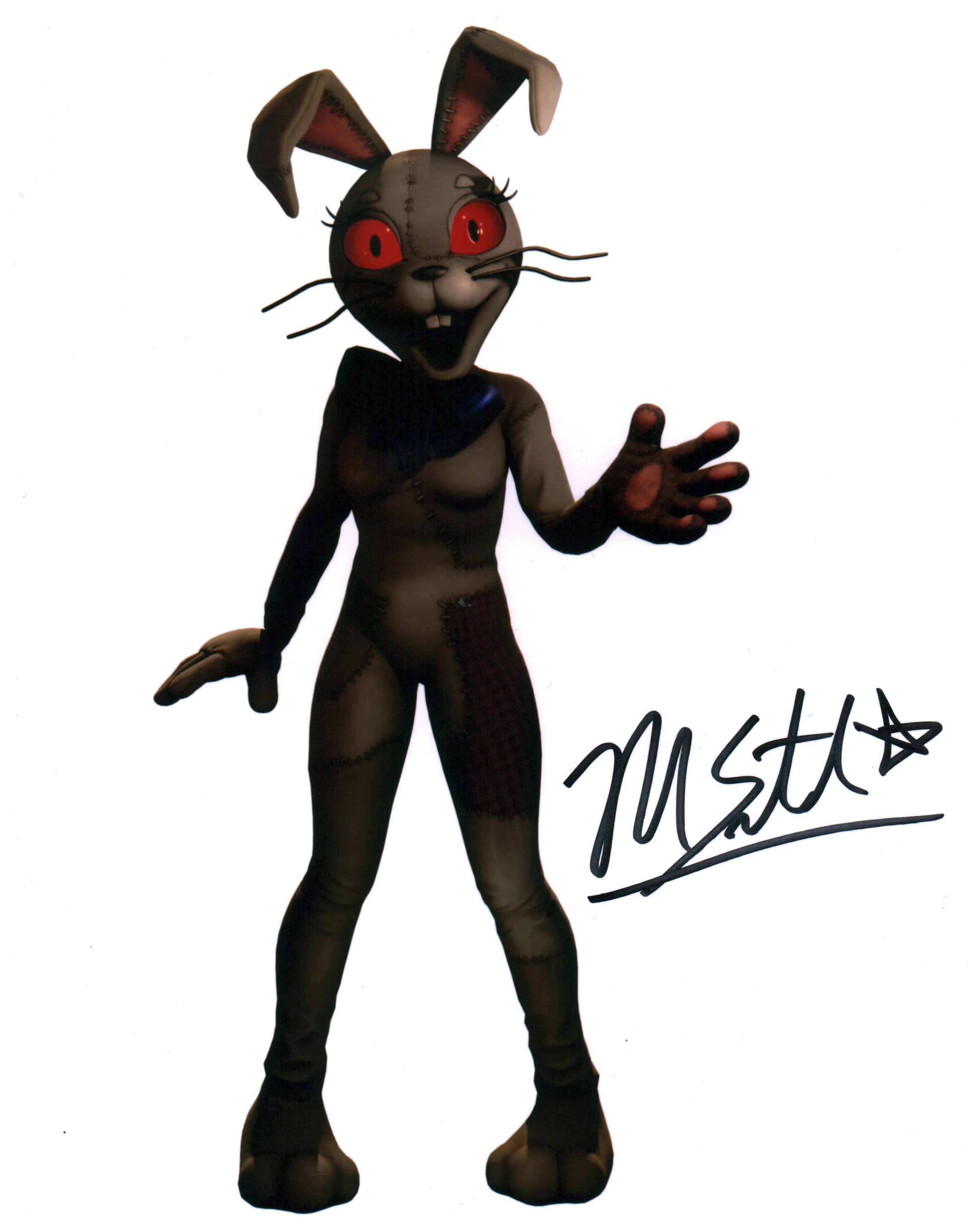 Marta Svetek Five Nights at Freddy's 8x10 Signed Photo JSA Certified Autograph