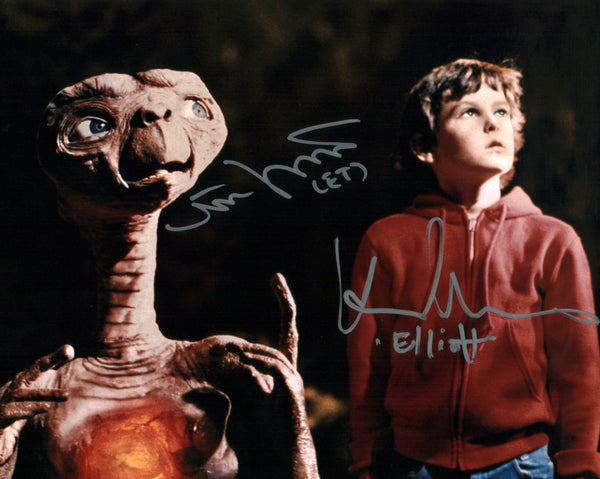 ET 8x10 Signed Cast x2 Thomas DeMeritt Signed Photo JSA Certified Autograph