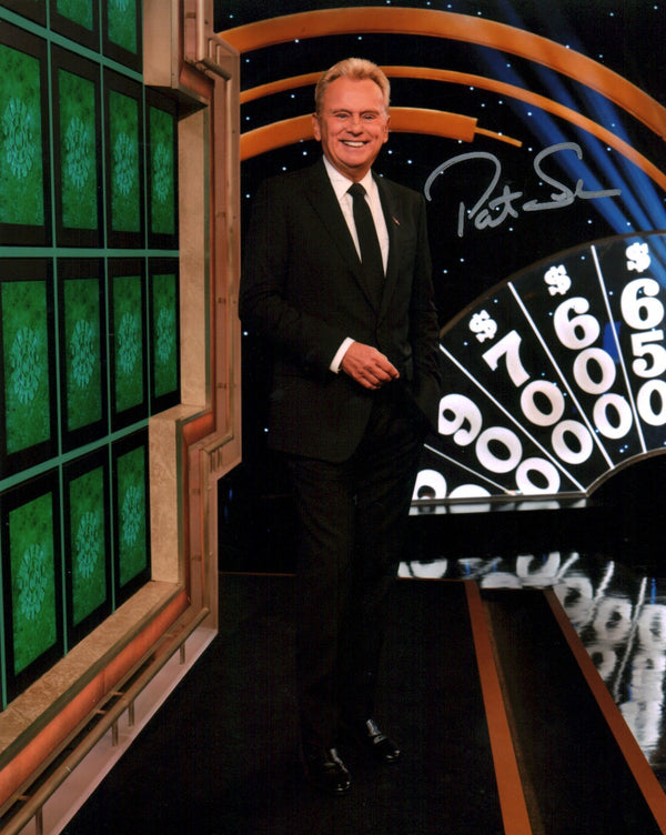 Pat Sajak Wheel Of Fortune 8x10 signed Photo JSA Certified Autograph