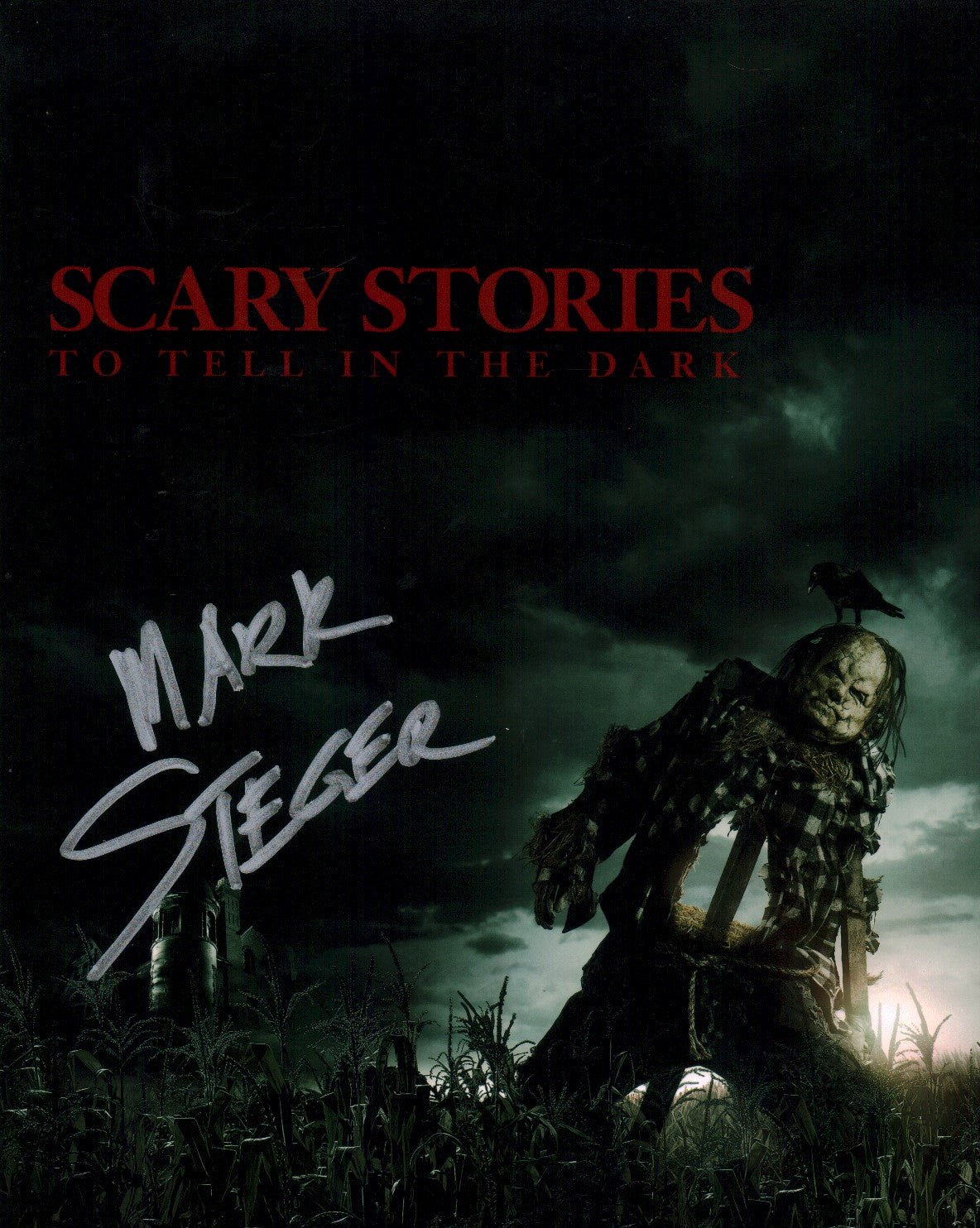 Mark Steger Scary Stories To Tell In The Dark 8x10 Signed Photo JSA Certified Autograph