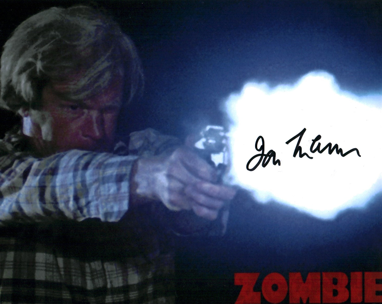 Ian McCulloch ZOMBIE  8x10 Signed Photo Poster JSA Certified Autograph