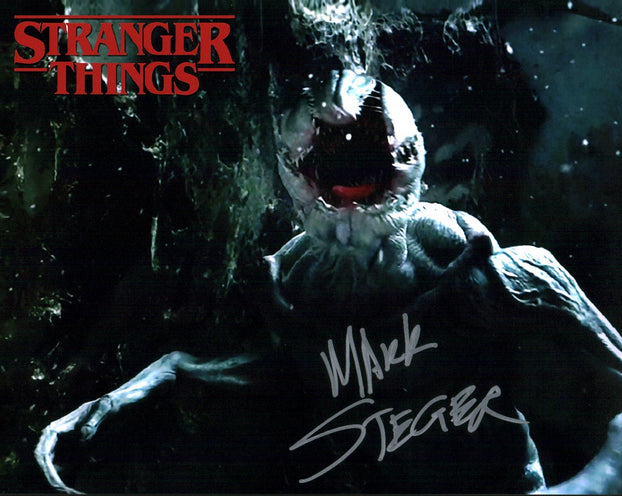 Mark Steger Stranger Things 8x10 Signed Photo JSA Certified Autograph