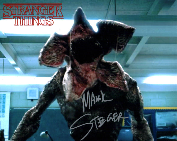 Mark Steger Stranger Things 8x10 Signed Photo JSA Certified Autograph