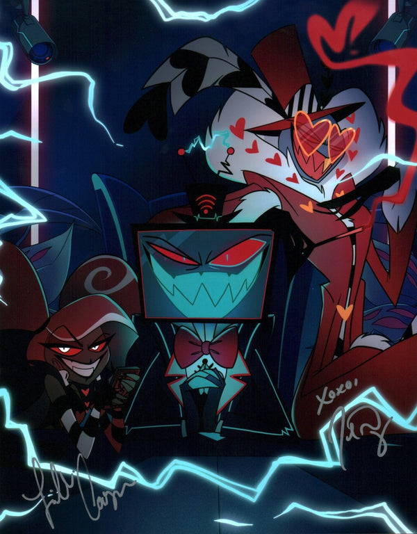 Hazbin Hotel 11x14 Signed Photo Cooper, Perez JSA Certified Autograph