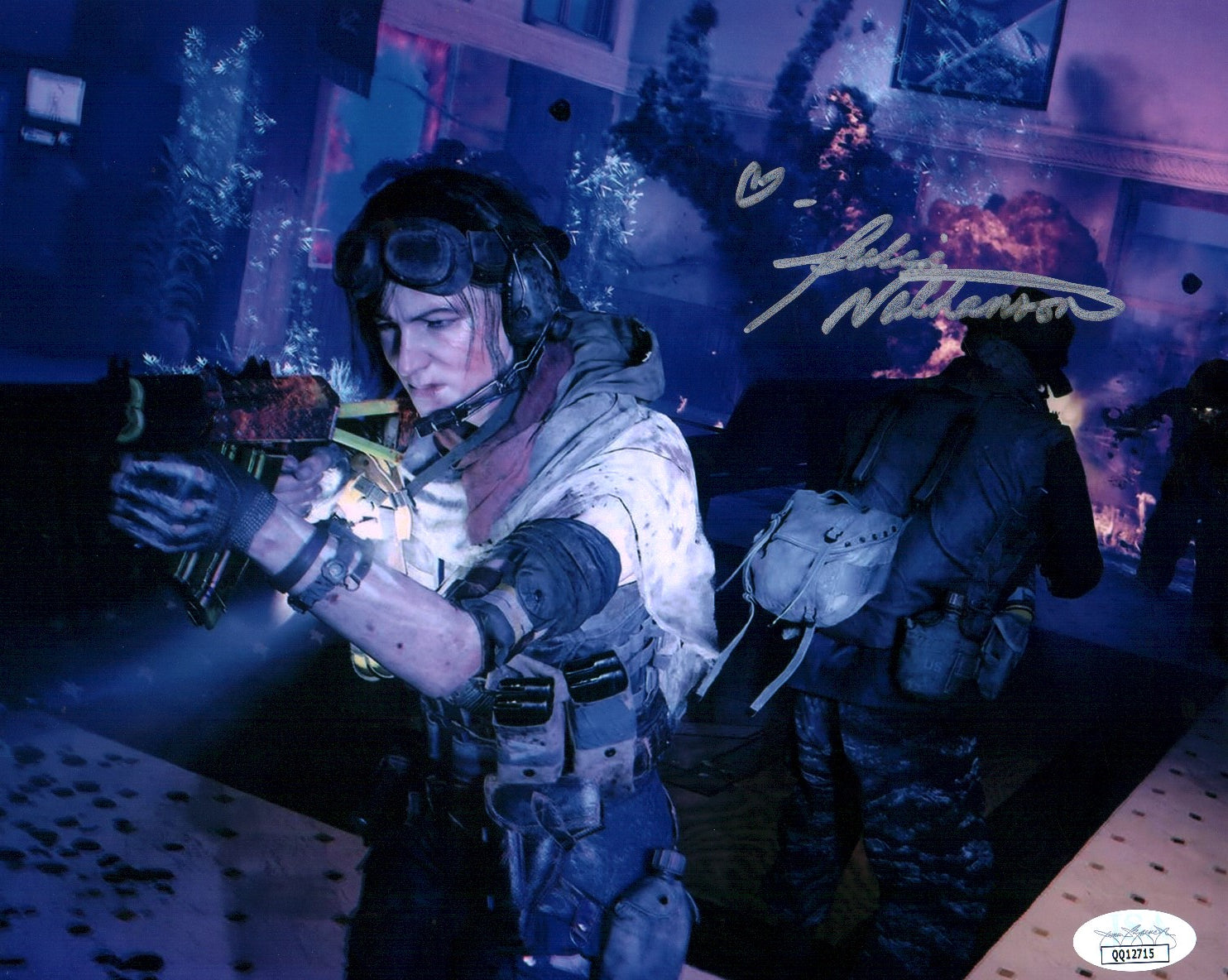 Julie Nathanson Call of Duty: Black Ops 8x10 Signed Photo JSA Certified Autograph