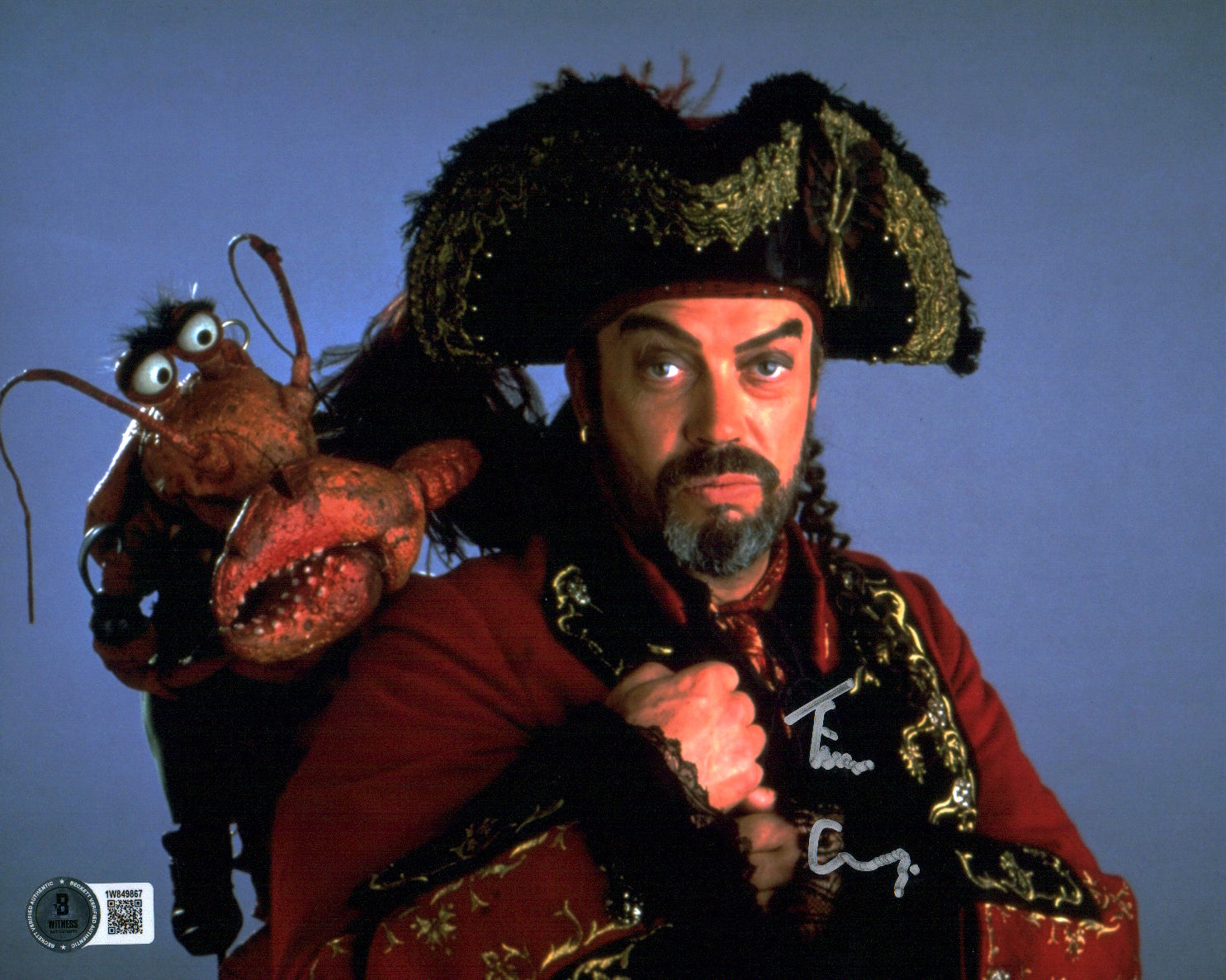 Tim Curry Muppet Treasure Island 8x10 Signed Photo Beckett Certified Autograph