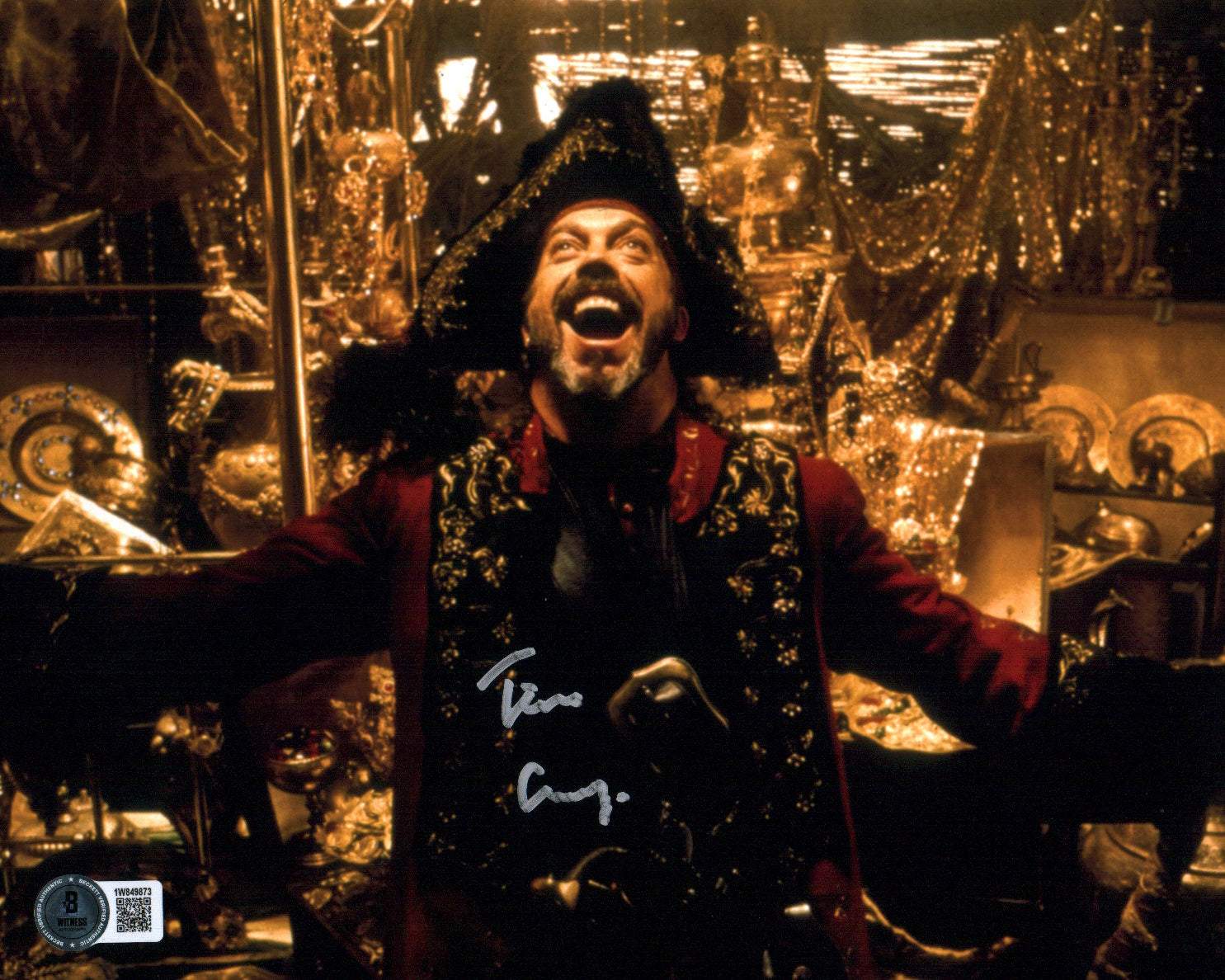 Tim Curry Muppet Treasure Island 8x10 Signed Photo Beckett Certified Autograph