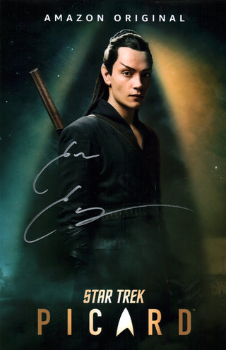 Evan Evagora Star Trek: Picard 11x17 Signed Photo Poster JSA Certified Autograph