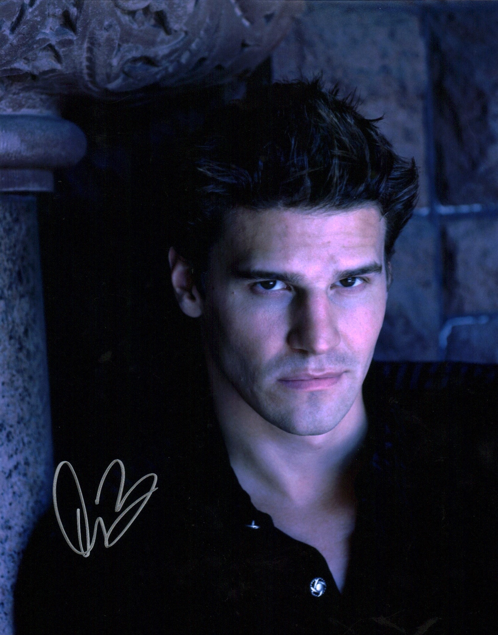 David Boreanaz Buffy The Vampire Slayer 11x14 Mini Poster JSA Certified Autograph