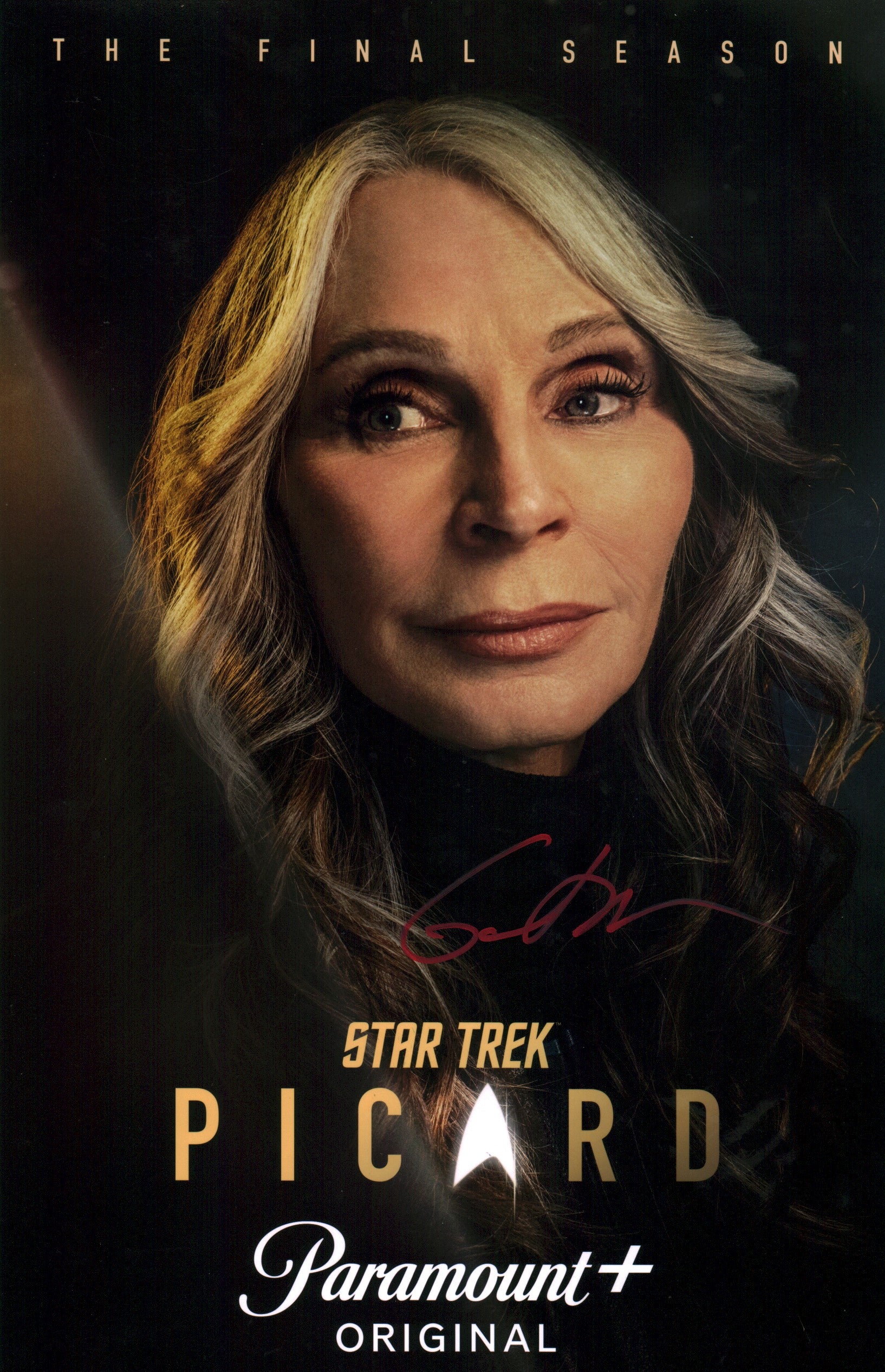 Gates McFadden Star Trek: Picard 11x17 Signed Mini Poster JSA Certified Autograph