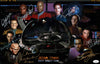 Star Trek: Deep Space Nine 11x17 Mini Poster Cast x7 Signed Dorn Farrell Lofton Meany Shimerman Siddig Visitor JSA Certified Autograph