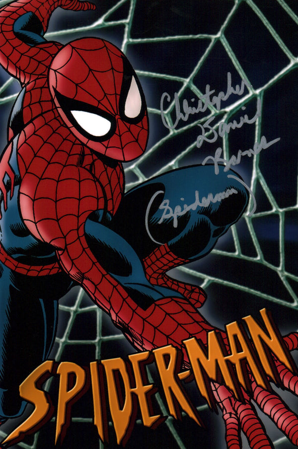 Christopher Daniel Barnes Spider-Man 8x12 Signed Photo JSA Certified Autograph