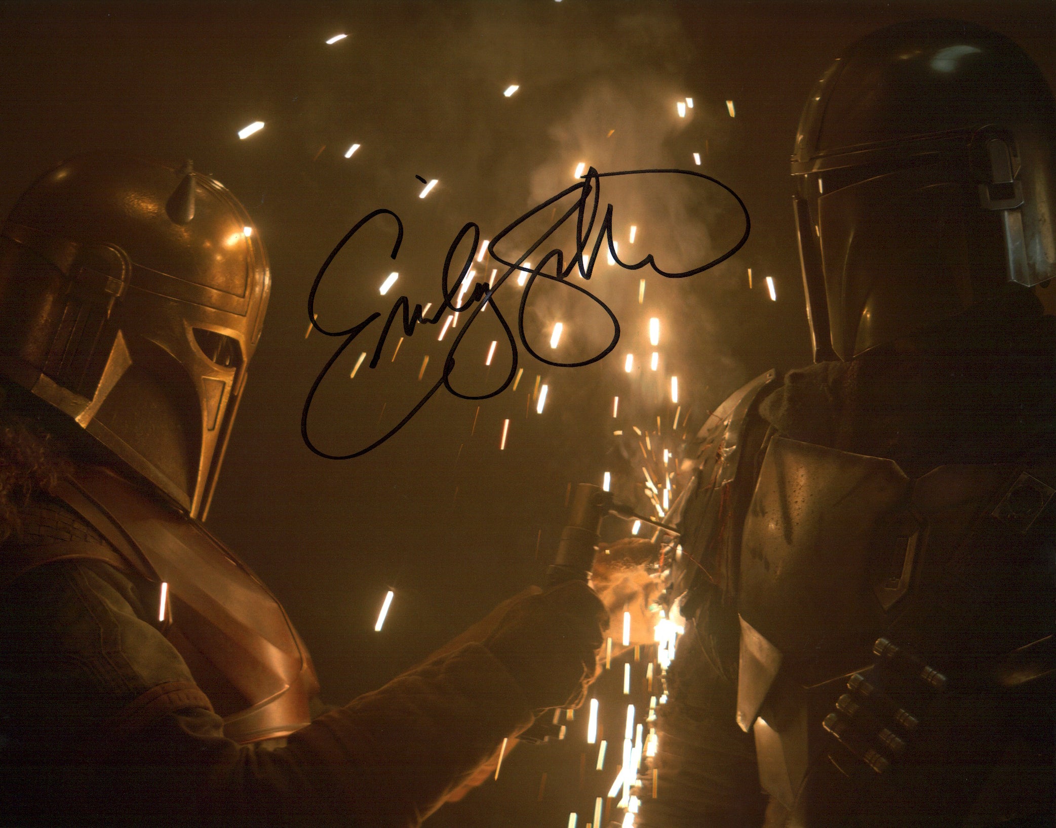 Emily Swallow Star Wars The Mandalorian 11x14 Signed Photo Poster JSA Certified Autograph