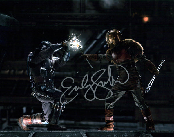 Emily Swallow Star Wars The Mandalorian 11x14 Signed Photo Poster JSA Certified Autograph