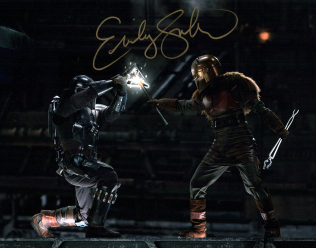 Emily Swallow Star Wars The Mandalorian 11x14 Signed Photo Poster JSA Certified Autograph