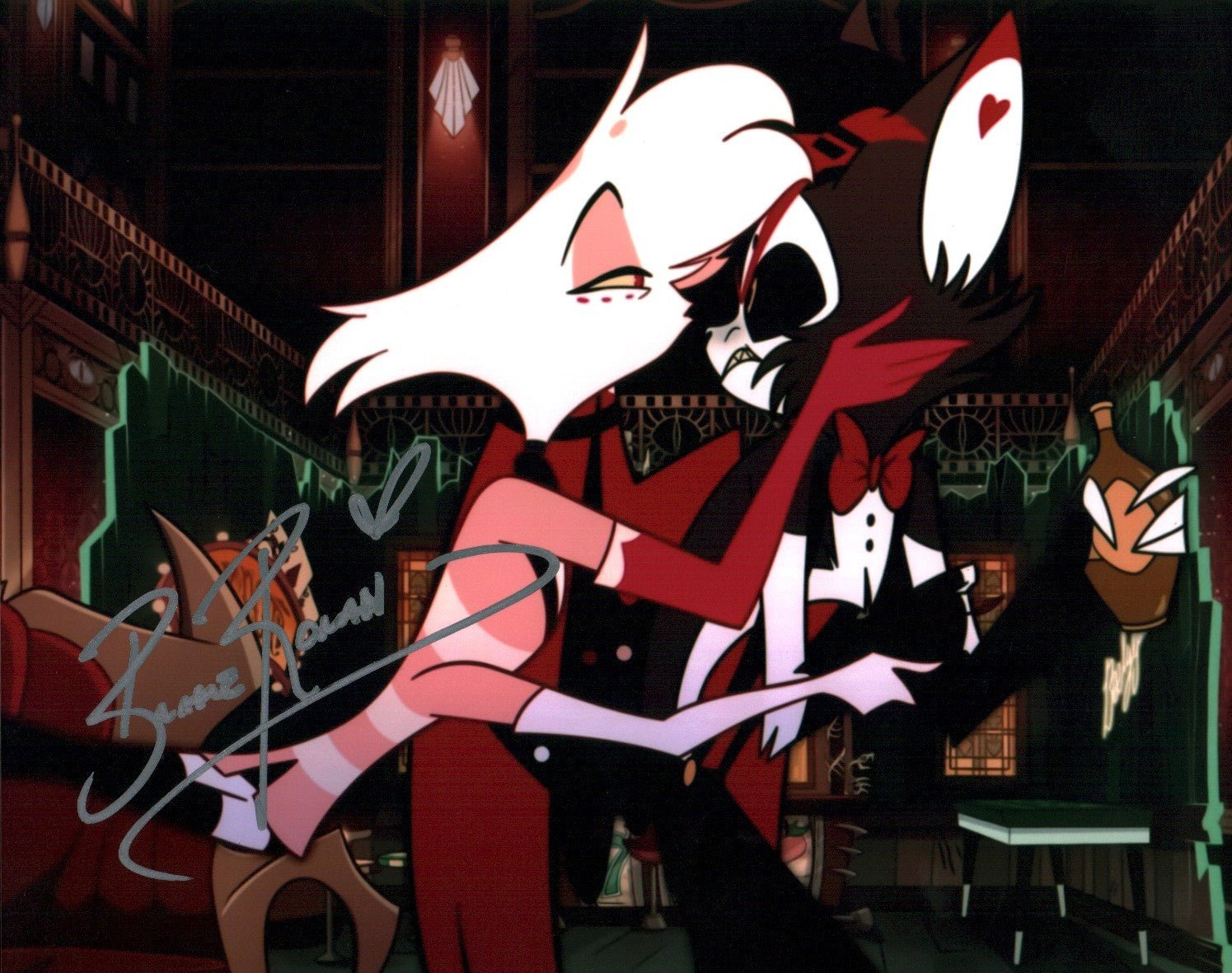 Blake Roman Hazbin Hotel 8x10 Photo Signed JSA Certified Autograph