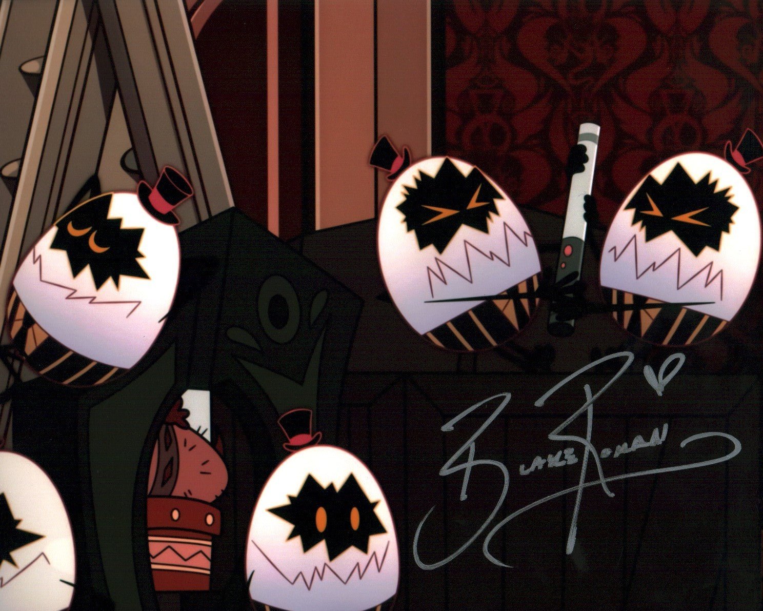 Blake Roman Hazbin Hotel 8x10 Photo Signed JSA Certified Autograph