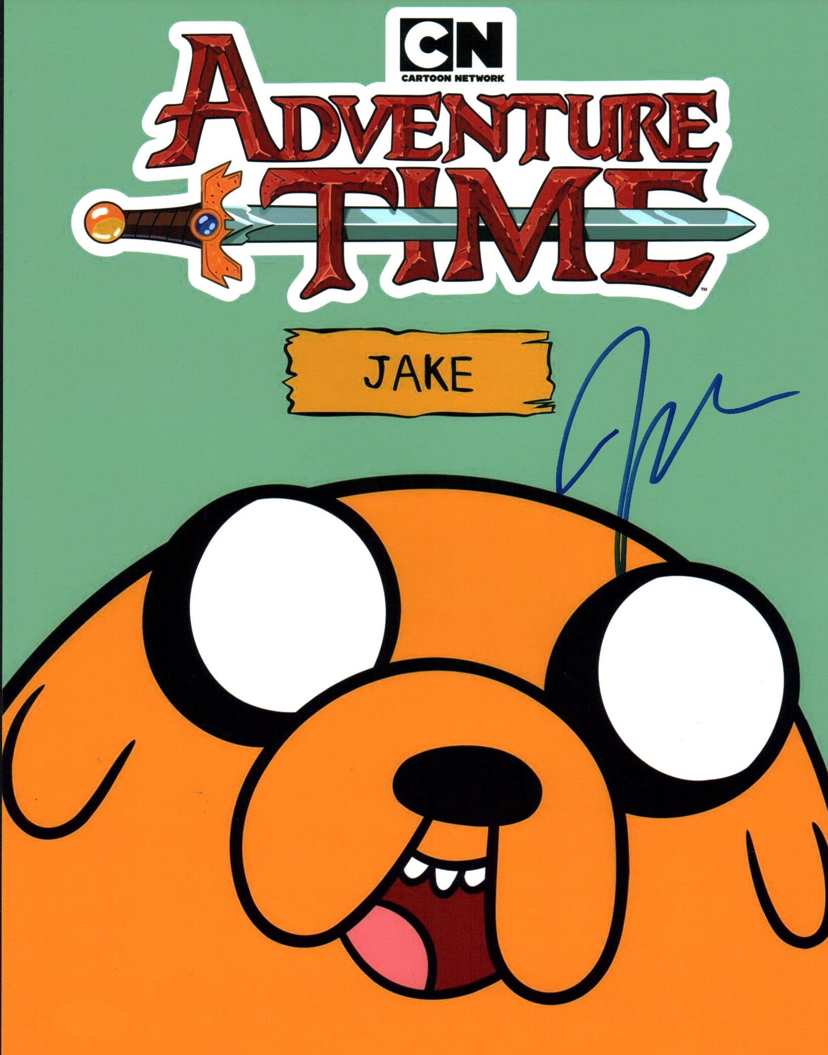 John DiMaggio Adventure Time 11x14 Signed Photo Poster JSA Certified Autograph