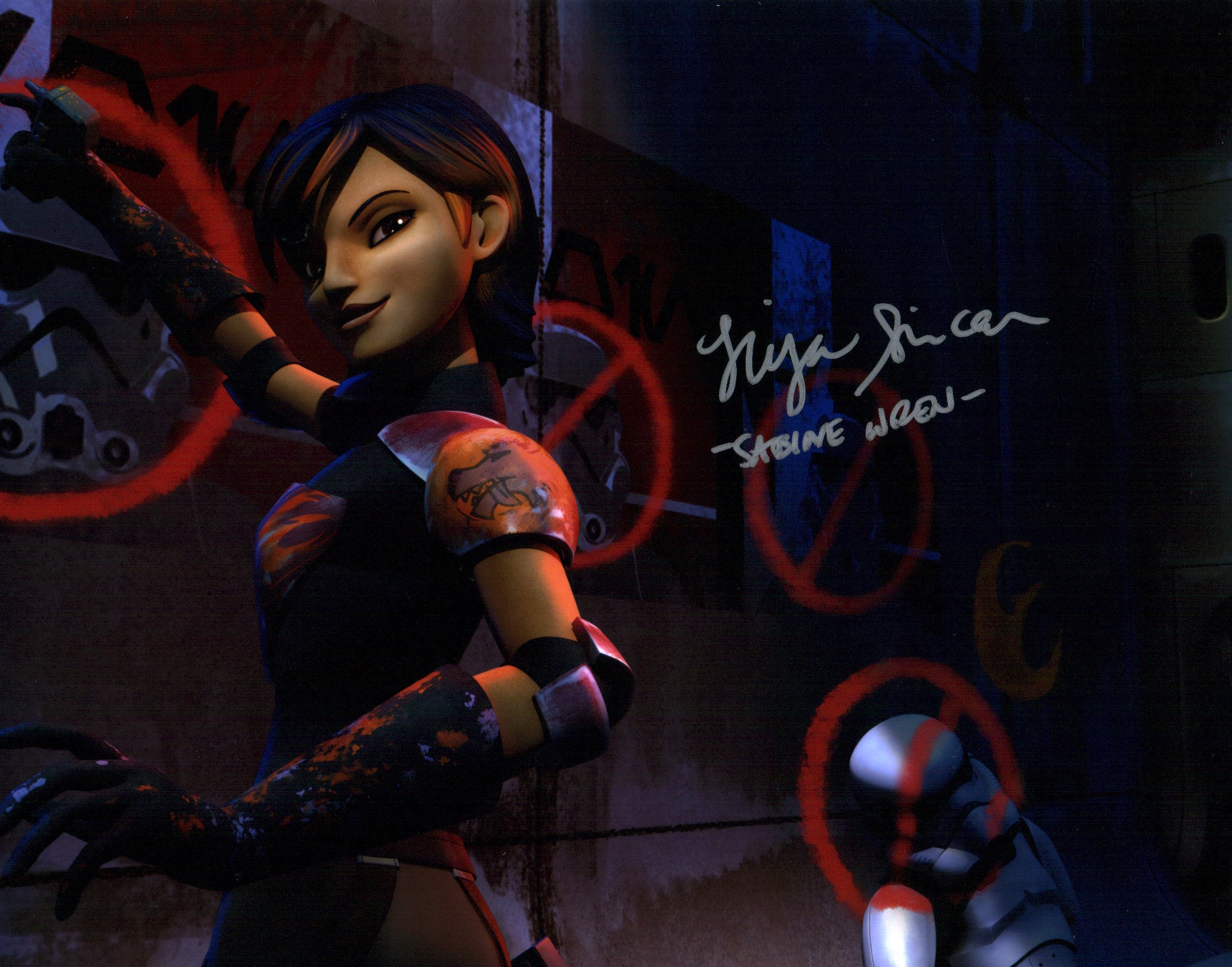 Tiya Sircar Star Wars Rebels 11x14 Signed Photo JSA Certified Autograph