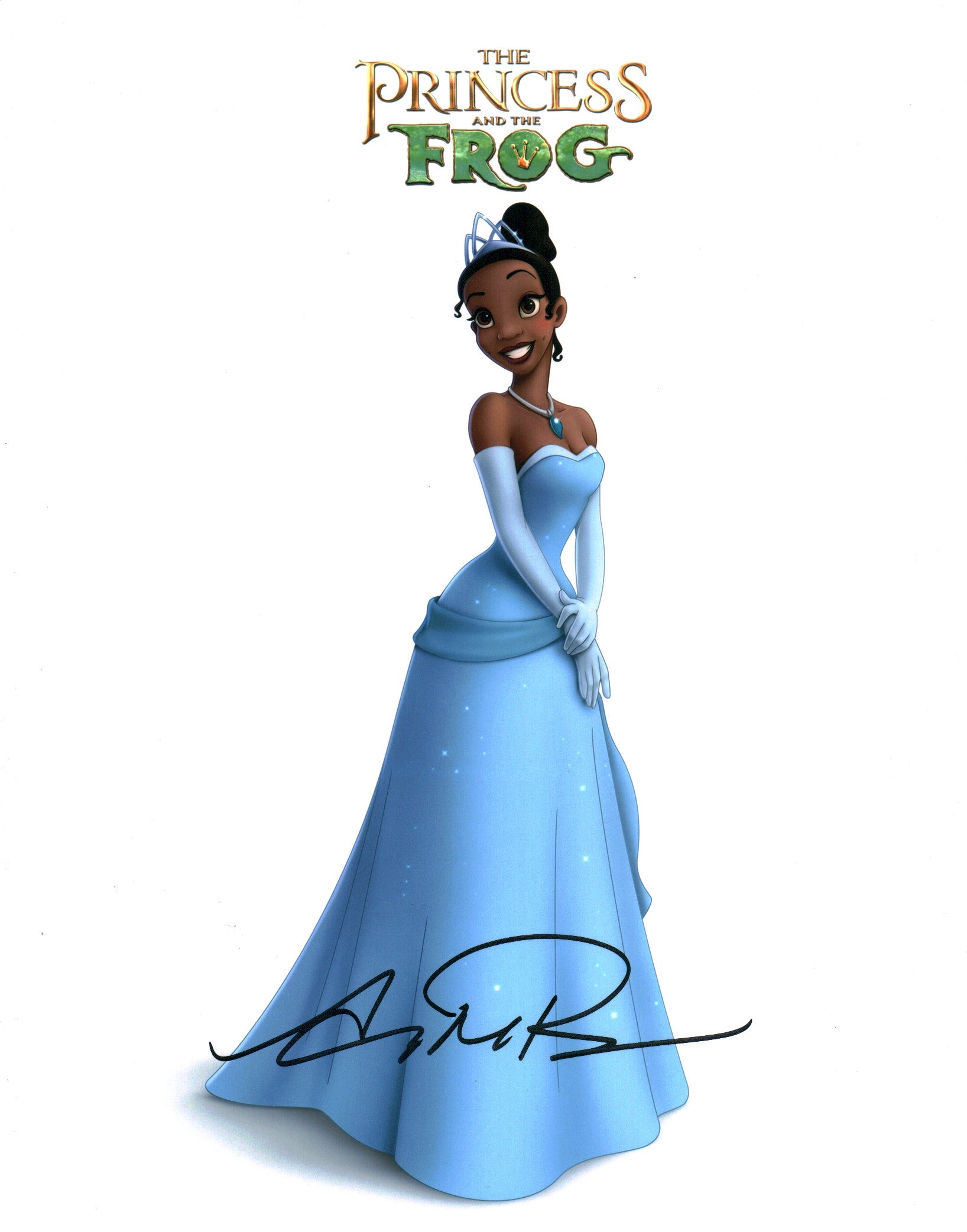 Anika Noni Rose The Princess and the Frog 11x14 Signed Photo Poster JSA Certified Autograph