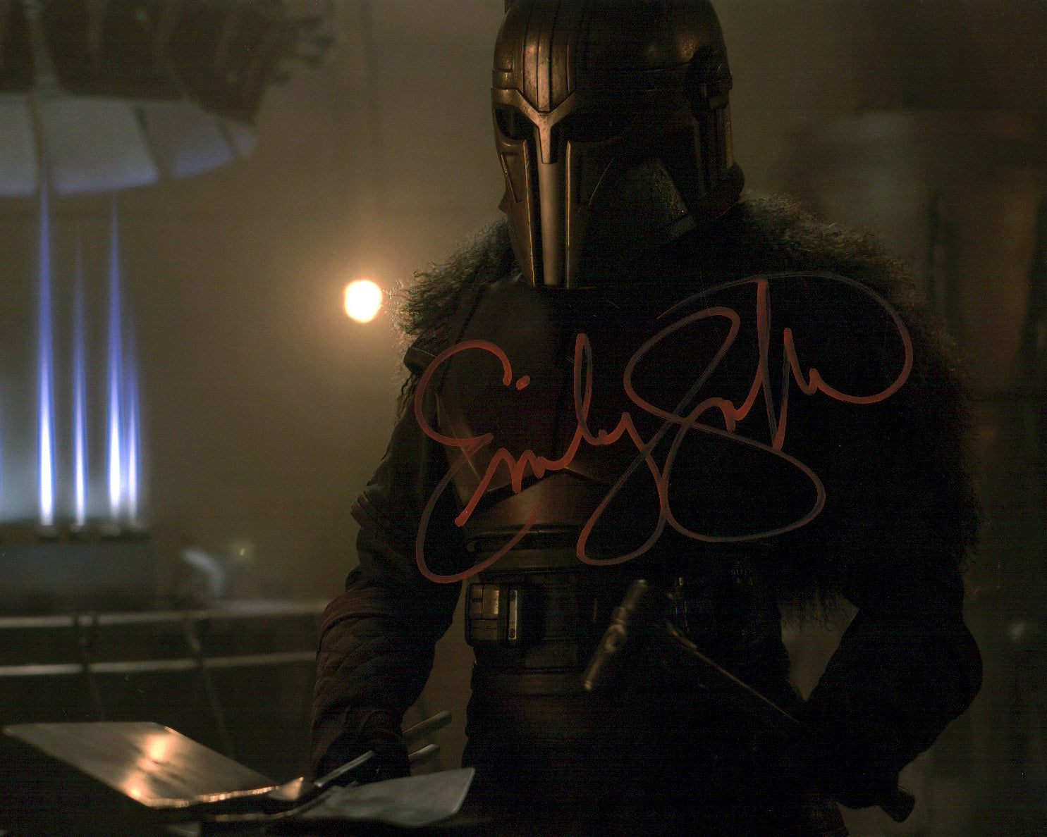 Emily Swallow Star Wars The Mandalorian 8x10 Signed Photo JSA Certified Autograph