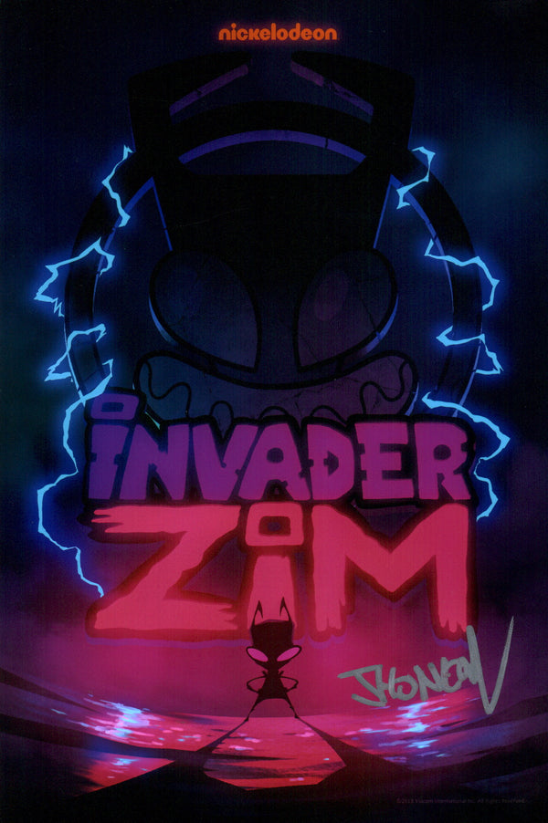 Jhonen Vasquez Invader Zim 8x12 Signed Photo JSA Certified Autograph