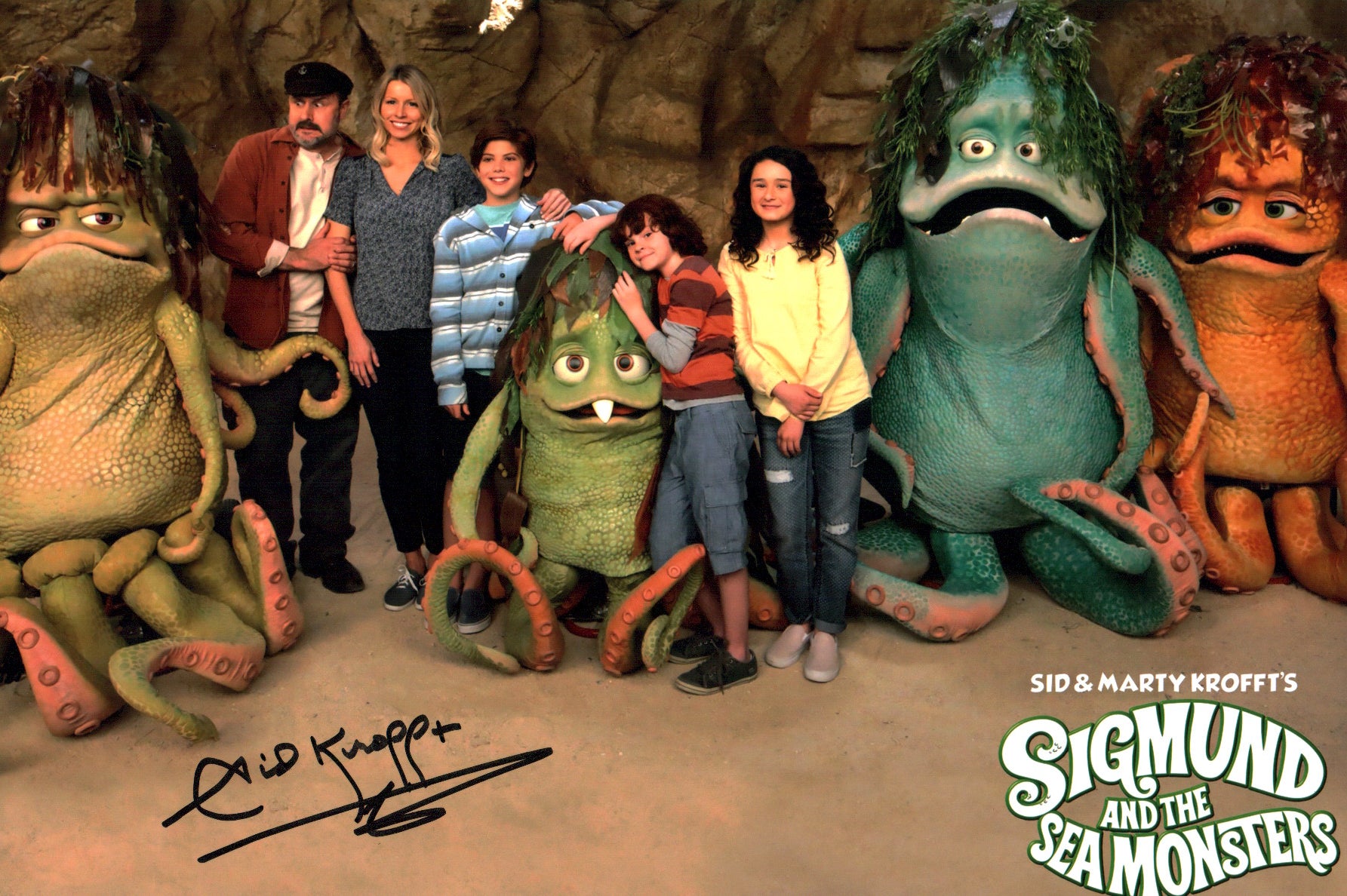 Sid Krofft Sigmund and the Sea Monsters 8x12 Signed Photo JSA Certified Autograph