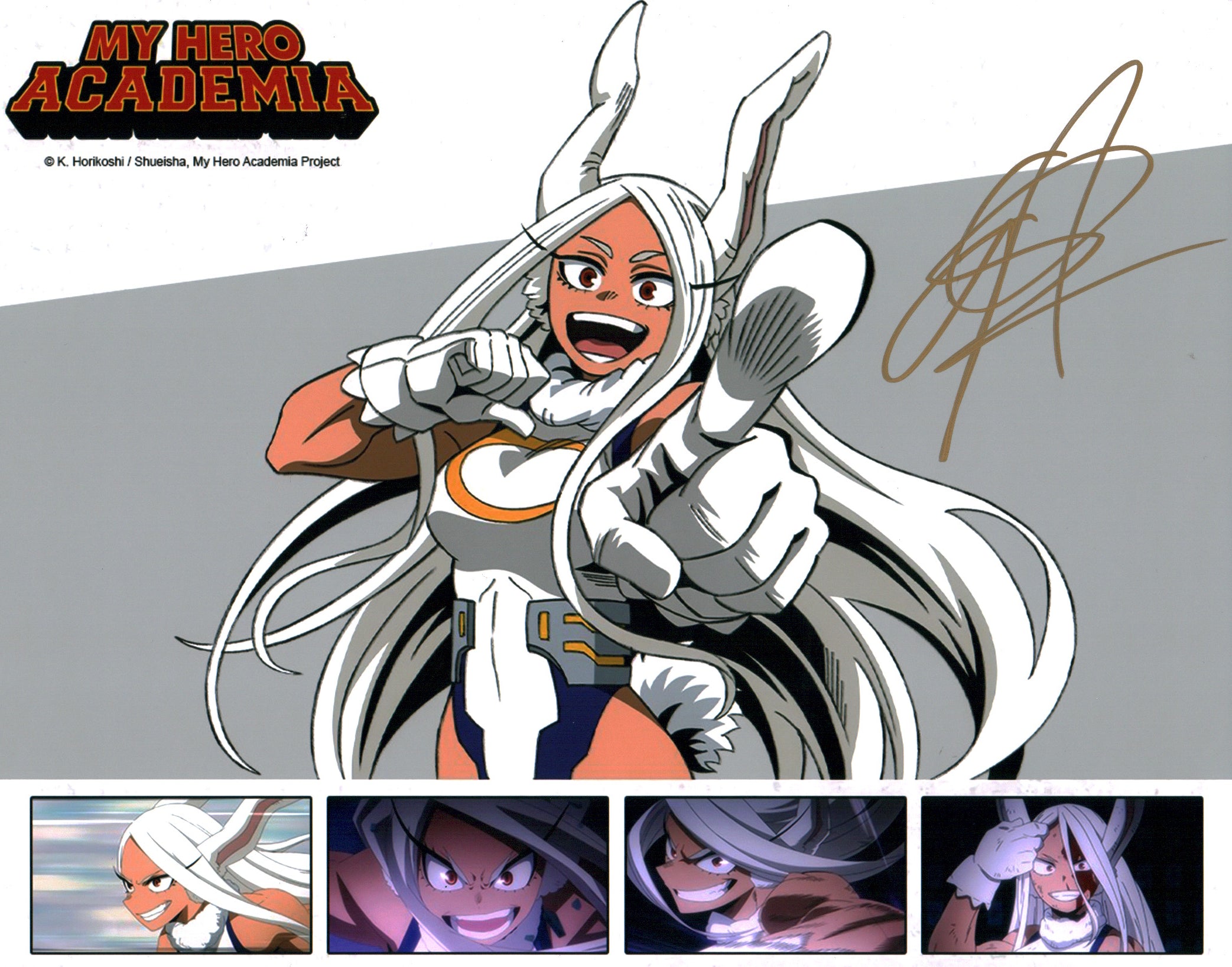 Anairis Quinones My Hero Academia 11x14 Photo Poster Signed JSA Certified Autograph