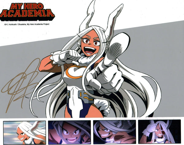 Anairis Quinones My Hero Academia 11x14 Photo Poster Signed JSA Certified Autograph