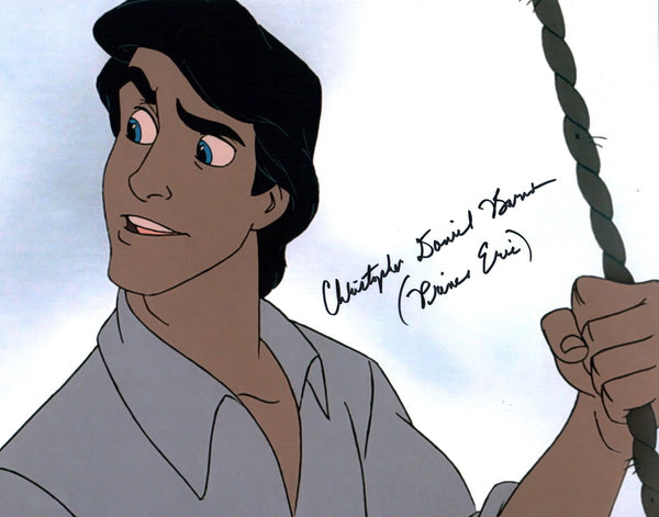 Christopher Daniel Barnes Disney's The Little Mermaid 11x14 Photo Poster Signed Autograph JSA Certified Autograph