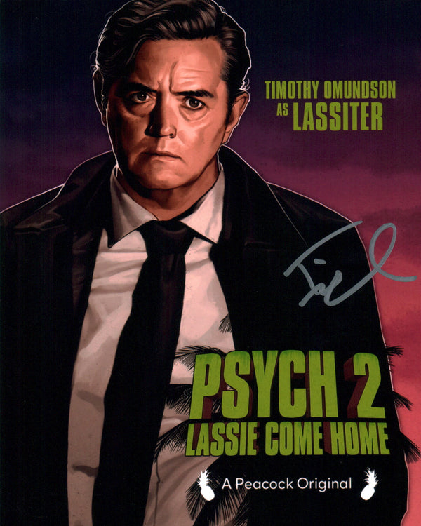 Timothy Omundson Psych 2: Lassie Come Home 8x10 Signed Photo JSA Certified Autograph