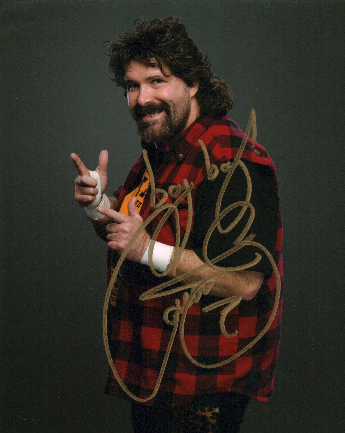 Mick Foley WWE Wrestling 8x10 Signed Photo JSA COA Certified Autograph GalaxyCon