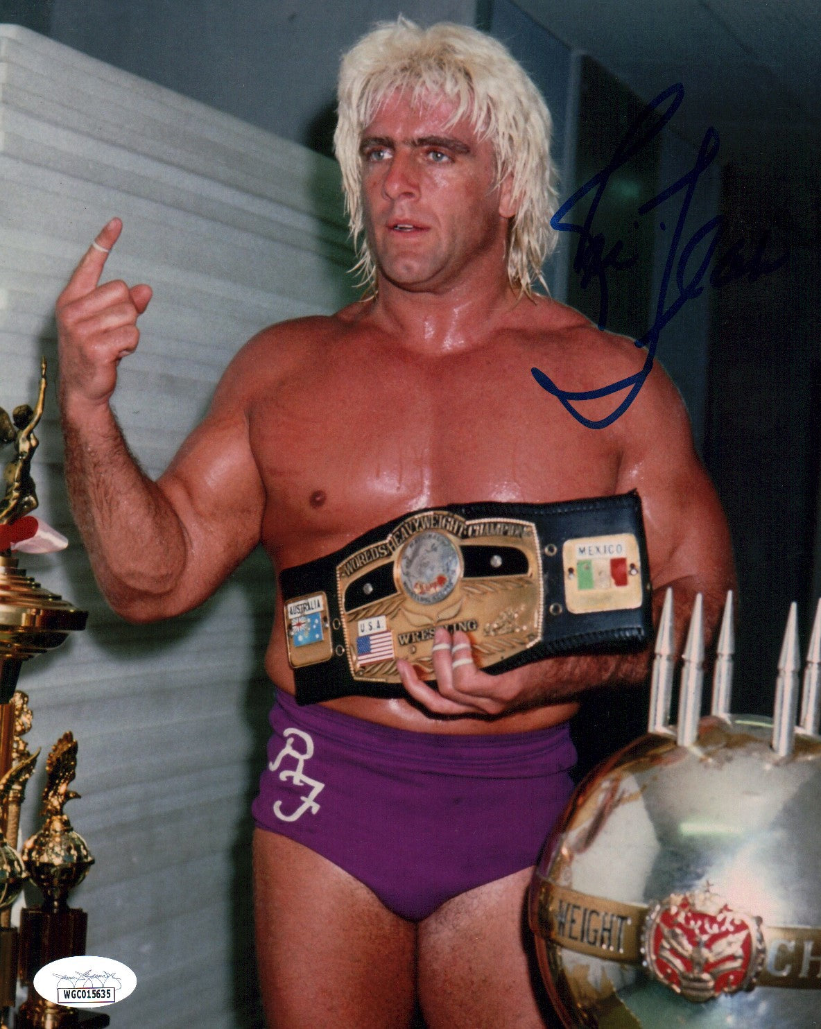 Ric Flair WWE Wrestling 8x10 Photo Signed Autograph JSA Certified Autograph
