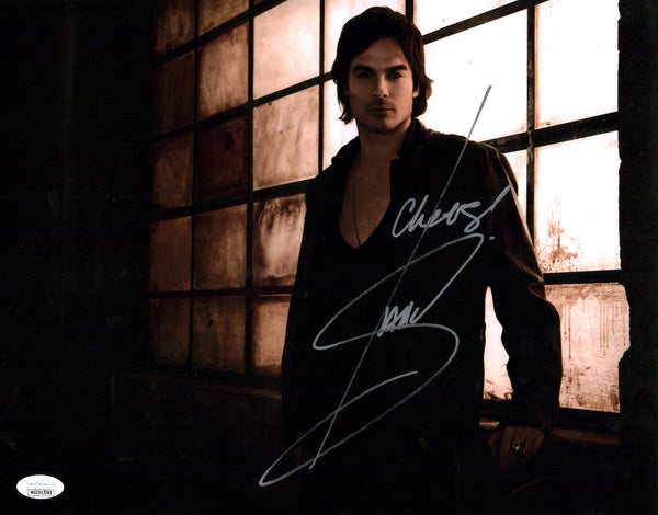 Ian Somerhalder Vampire Diaries 11x14 Signed Autographed Photo Poster JSA COA Certified Autograph