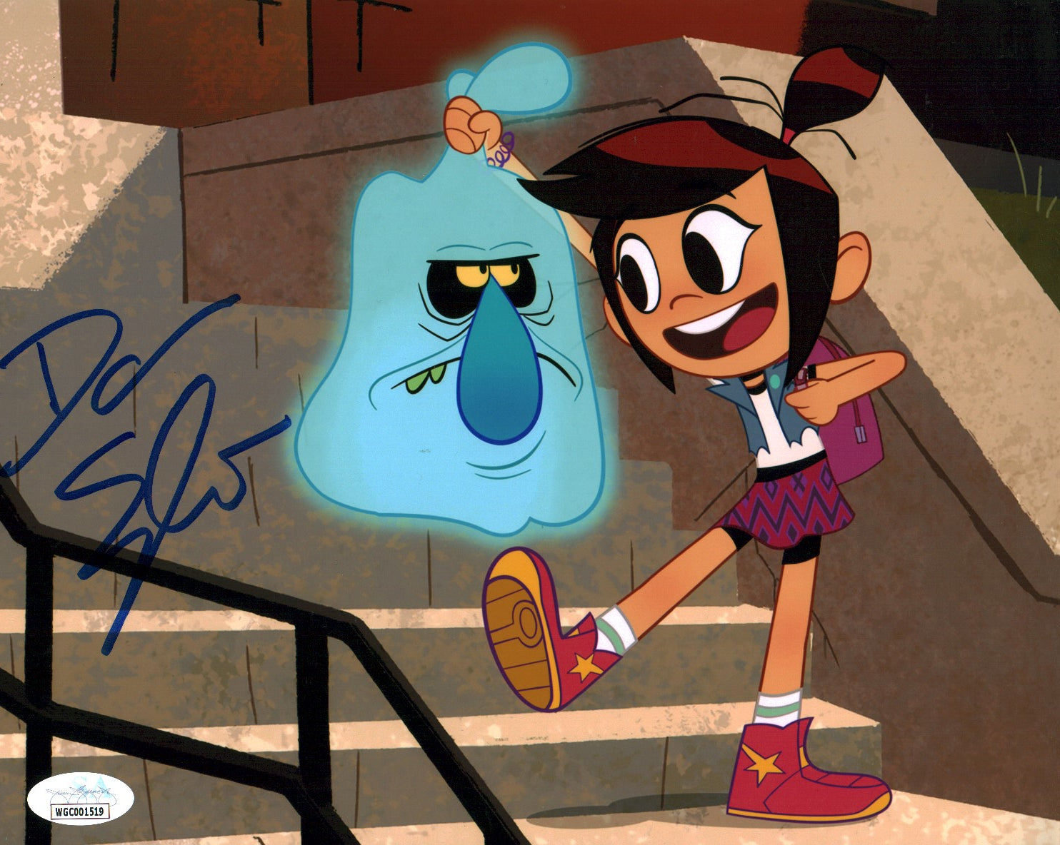 Dana Snyder Disney The Ghost and Molly McGee 8x10 Signed Photo JSA COA Certified Autograph GalaxyCon