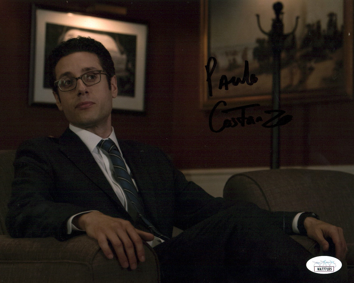 Paulo Costanzo Royal Pains 8x10 Signed Photo JSA Certified Autograph