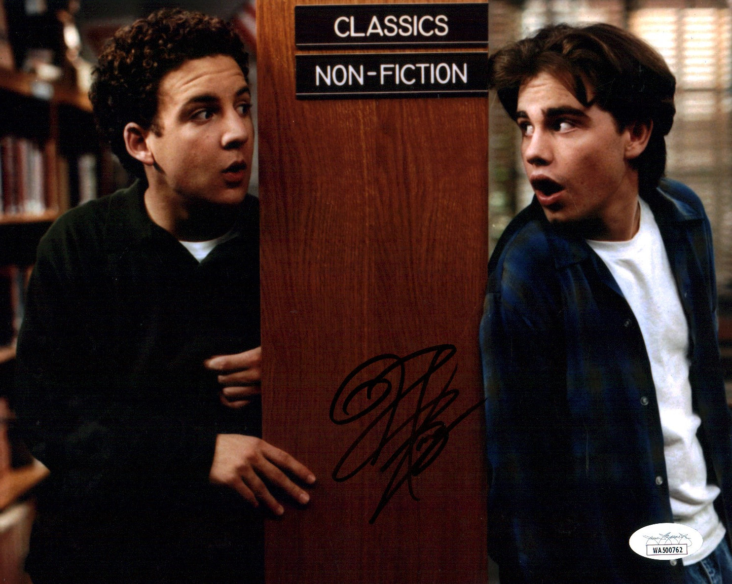 Rider Strong Boy Meets World 8x10 Signed Photo JSA Certified Autograph