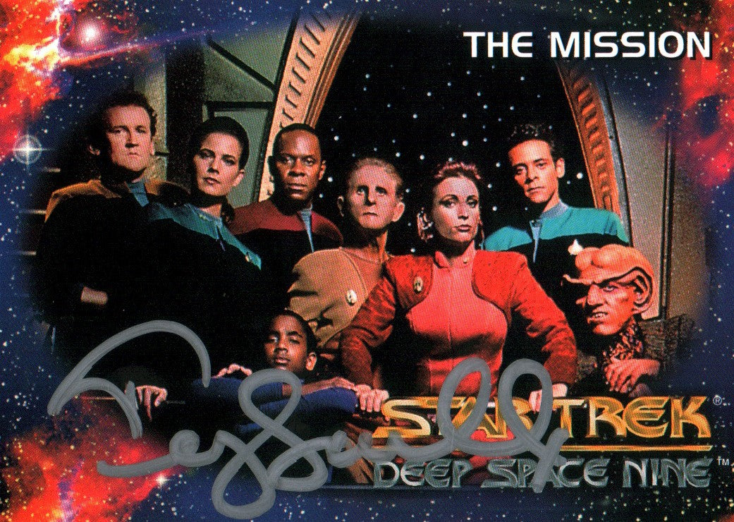 Terry Farrell Star Trek: DS9 2.5x4 Trading Cards Signed JSA Certified Autograph