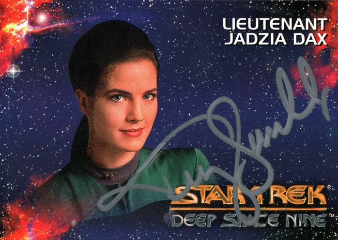 Terry Farrell Star Trek: DS9 2.5x4 Trading Cards Signed JSA Certified Autograph