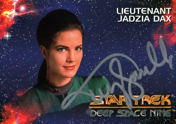 Terry Farrell Star Trek: DS9 2.5x4 Trading Cards Signed JSA Certified Autograph