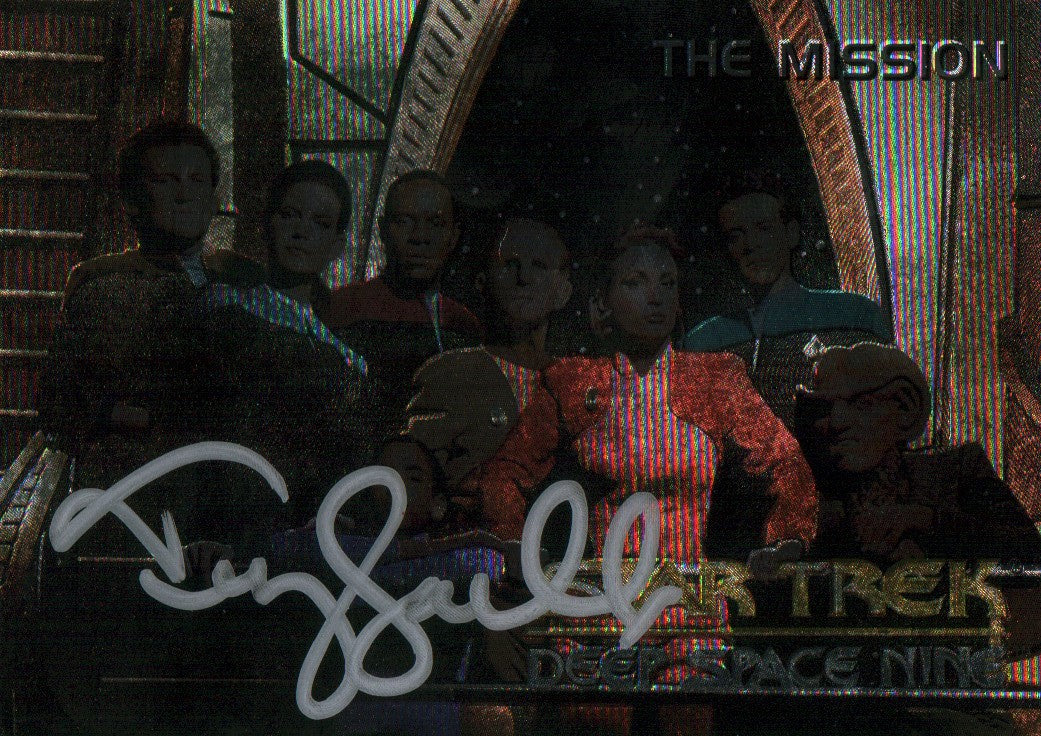 Terry Farrell Star Trek: DS9 2.5x4 Trading Cards Signed JSA Certified Autograph