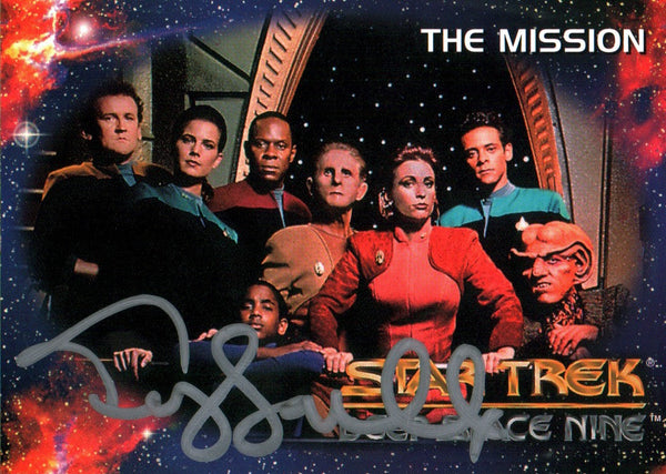 Terry Farrell Star Trek: DS9 2.5x4 Trading Cards Signed JSA Certified Autograph