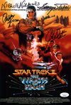 Star Trek 8x12 Signed Photo Koenig Nichols Shatner Takei JSA COA Certified Autograph GalaxyCon