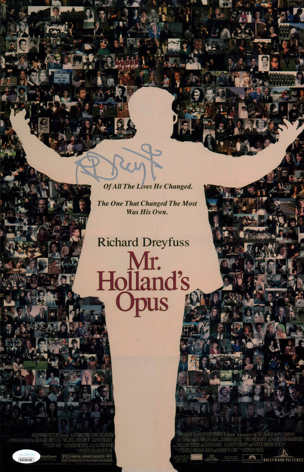 Richard Dreyfuss Mr. Holland's Opus 11x17 Signed Photo Poster JSA COA Certified Autograph GalaxyCon