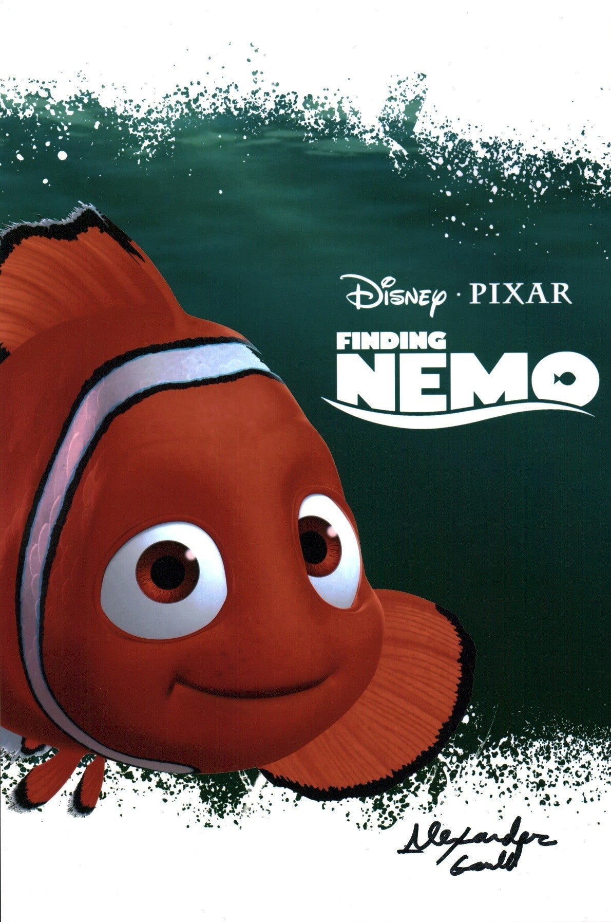 Finding Con Alexander Gould Finding Nemo 8x12 Signed Photo JSA Certified Autograph