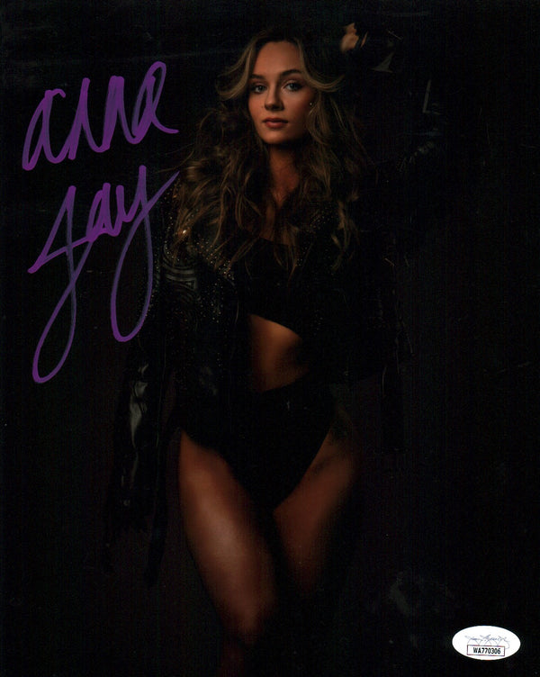 Anna Jay AEW Wrestling 8x10 Signed Photo JSA Certified Autograph