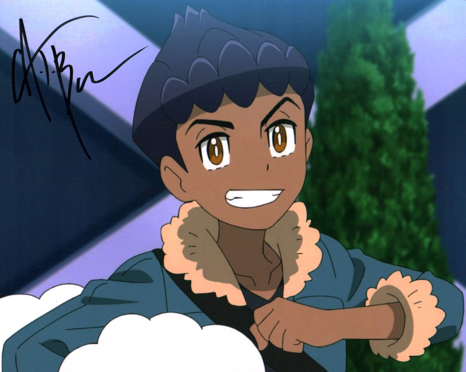 A.J. Beckles Pokémon Ultimate Journeys 8x10 Photo JSA Certified Autograph